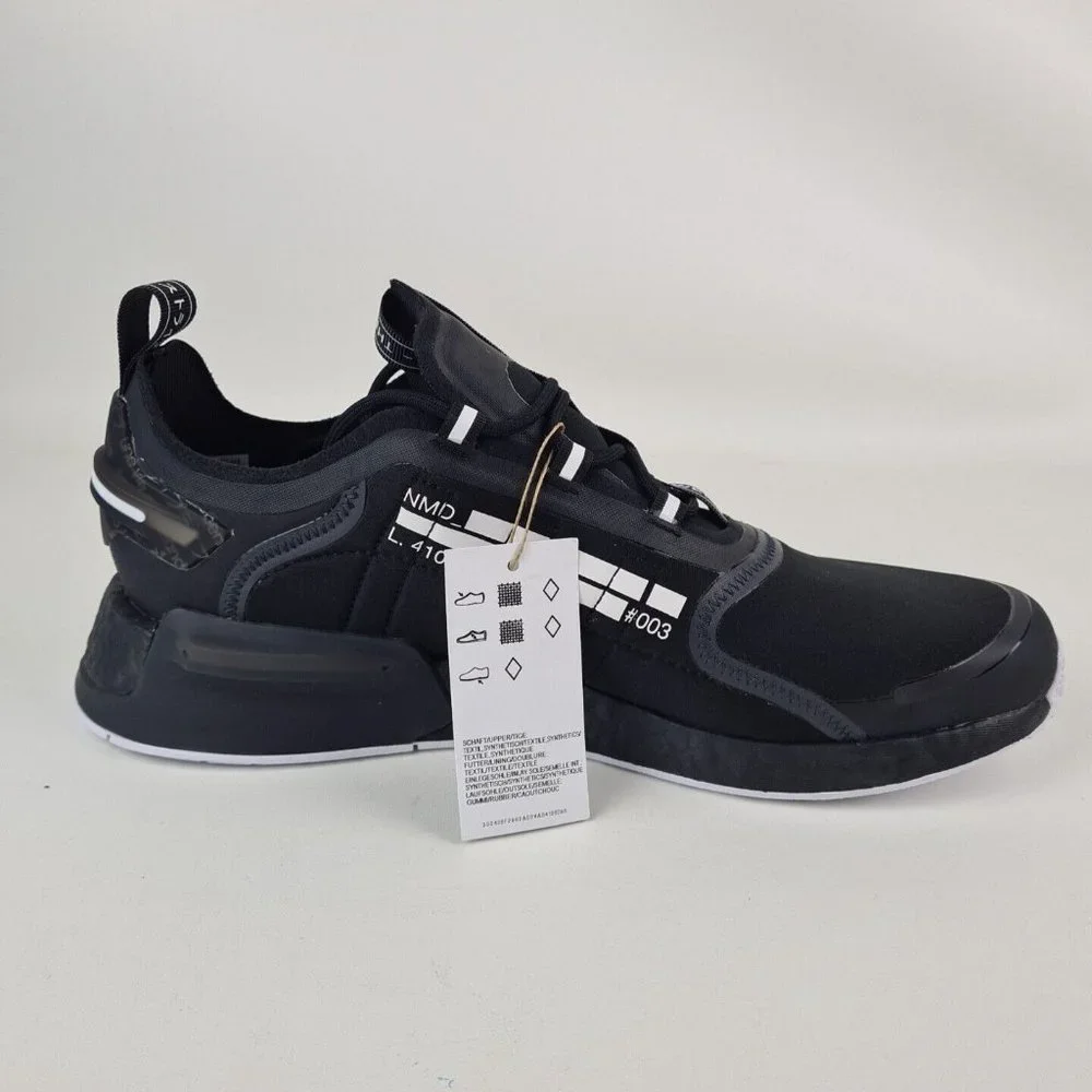 Adidas NMD V3 Black FZ5964 Men Sneakers Mesh Running Athletic Shoes - Picture 2 of 11
